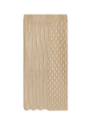 Khaki Quilted Textured Crop and Split Skirt Set