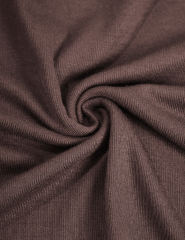 Brown Short Sleeve Top and Drawstring Pant Lounge Set