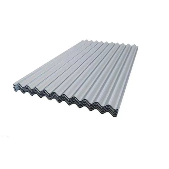Corrugated steel roof panels