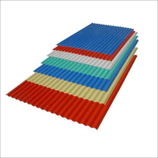 Corrugated steel roof panels