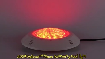 12V Abs Ip68 12W 18W 25W 35W Waterproof Wall Mounted Remote Control Rgb Led Underwater Swimming Pool Light (Support wattage customization)