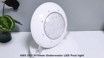 Pool Lamp Ac 12V Surface Wall Mounted Abs Underwater Lighting Ip68 Waterproof 25W Rgb Swimming Pool Led Light