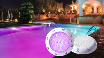 230MM 9W 12V Ip68 Wall Mounted Underwater Remote Control Rgb Led Swimming Decorative Pool Light