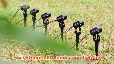 QuYie Outdoor Aluminum Led Landscape Park Lawn Spotlight Light High Quality Led Yard Garden Lighting