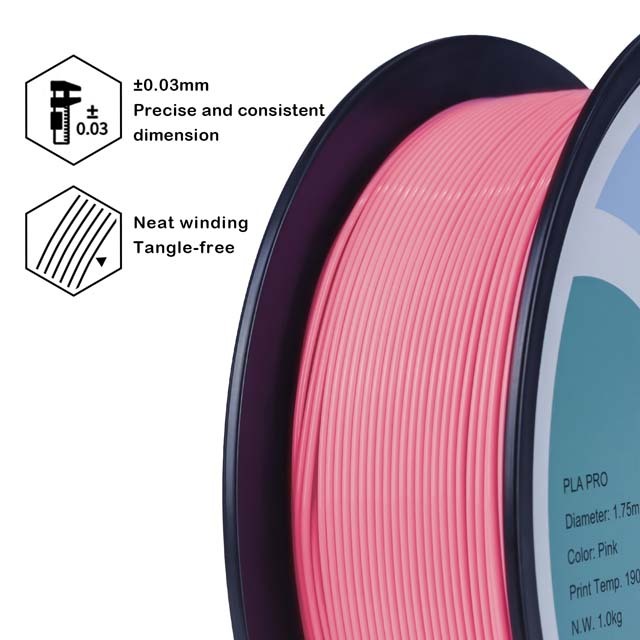 ZIRO PLA PRO Filament - Basic color, Purple, 1kg, 1.75mm