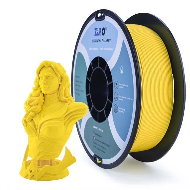 ZIRO Matte PLA Filament - Cyan, 1kg, 1.75mm