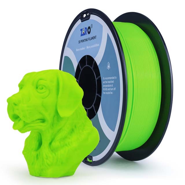 ZIRO PETG Filament - Green, 1kg, 1.75mm