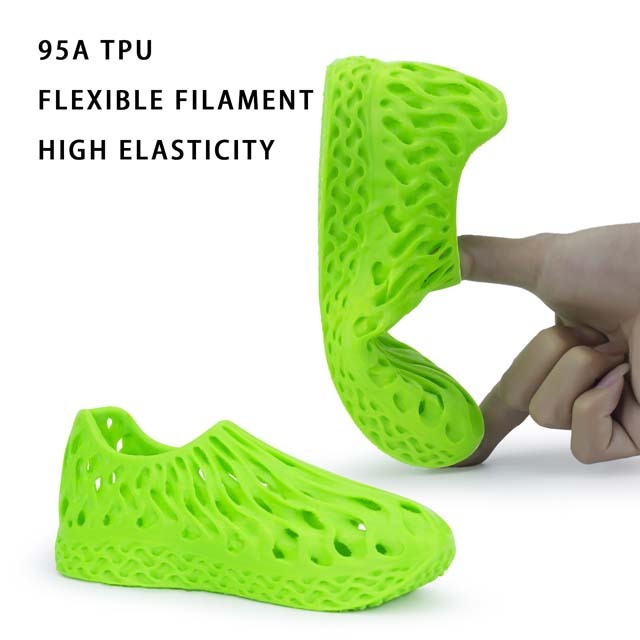 ZIRO Flexible TPU 95A Filament - 800g, 1.75mm, Green