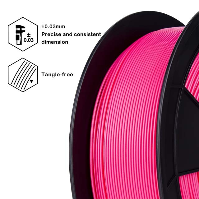 ZIRO HS-PLA (high speed) Filament, Magenta, 1kg, 1.75mm, Printing speed up to 600mm/s