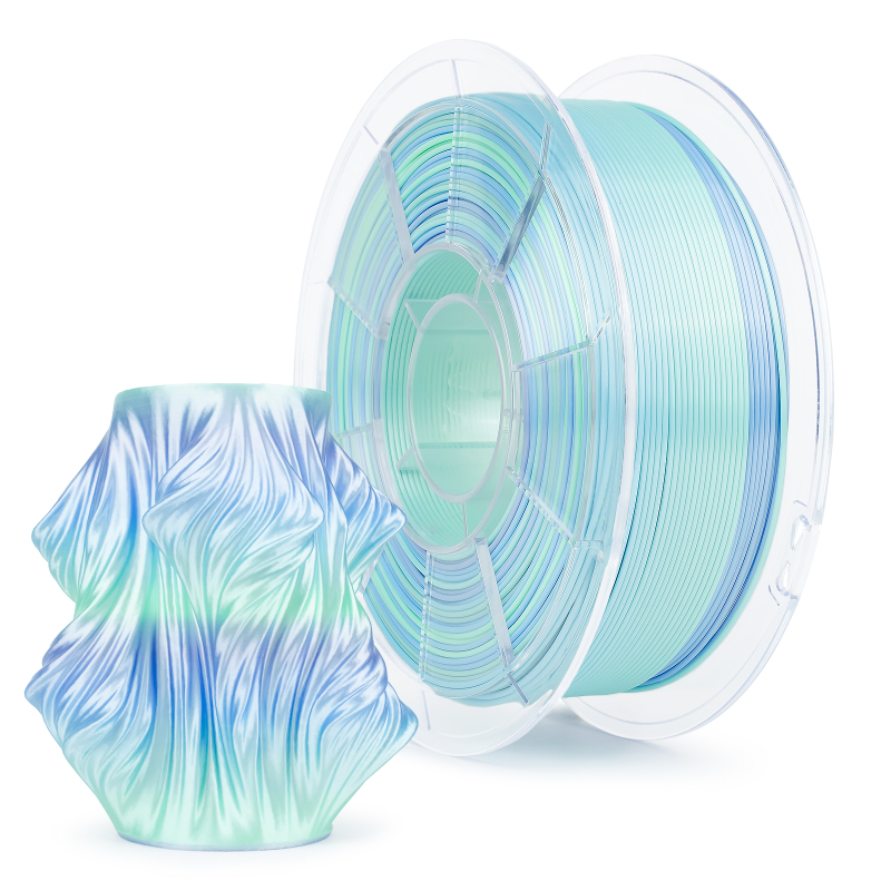 ZIRO Gradient (fast color transition) Silky PLA Filament - 1kg, 1.75mm, Personality - Pure