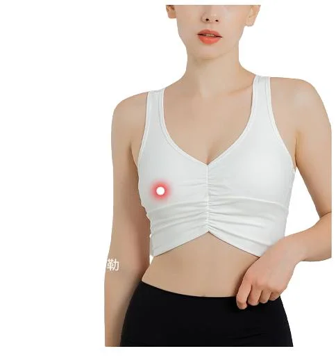 Customized Women U-Neck Shockproof Breathable Nude High-Intensity Fitness Yoga Sports Bra