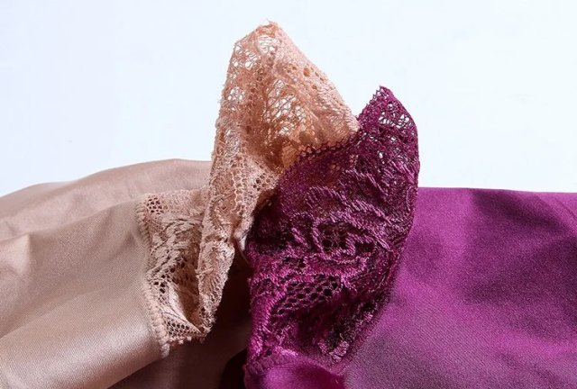Women Briefs Ladies Ice Silk Seamless Breathable Underwear Sexy Lace Panties
