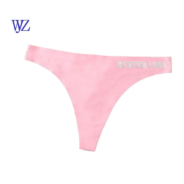 Customized & Printing Logo Womens Seamless Underwear Panty Thong