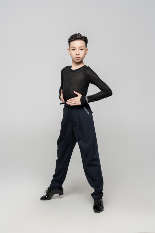 Boy's double-rings Cool pants (Navy Blue)