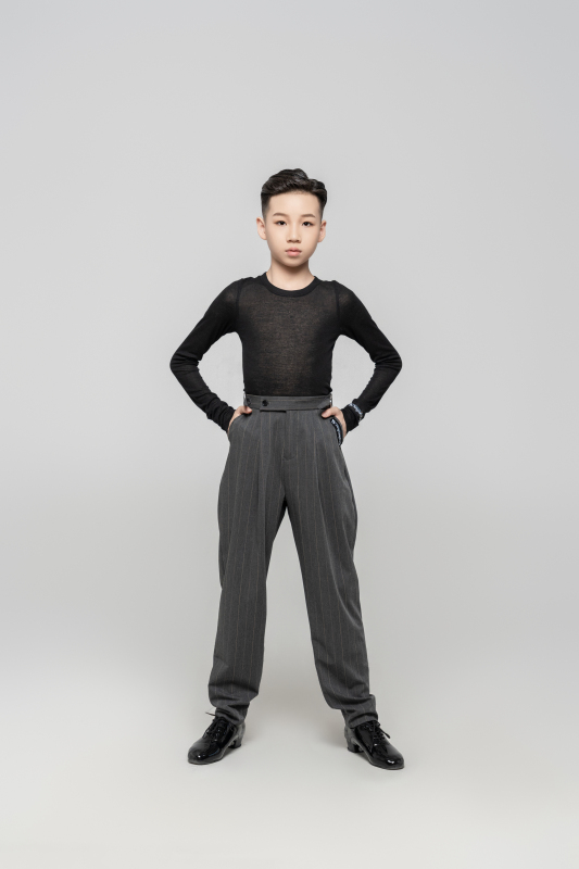 Boy's double-rings Cool pants (Navy Blue)