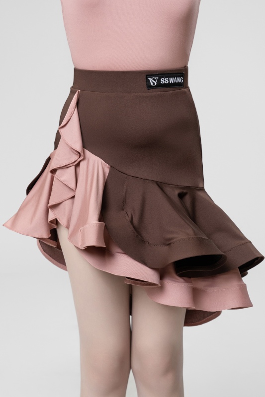 Slanted shoulder skirt suit（With Headband）