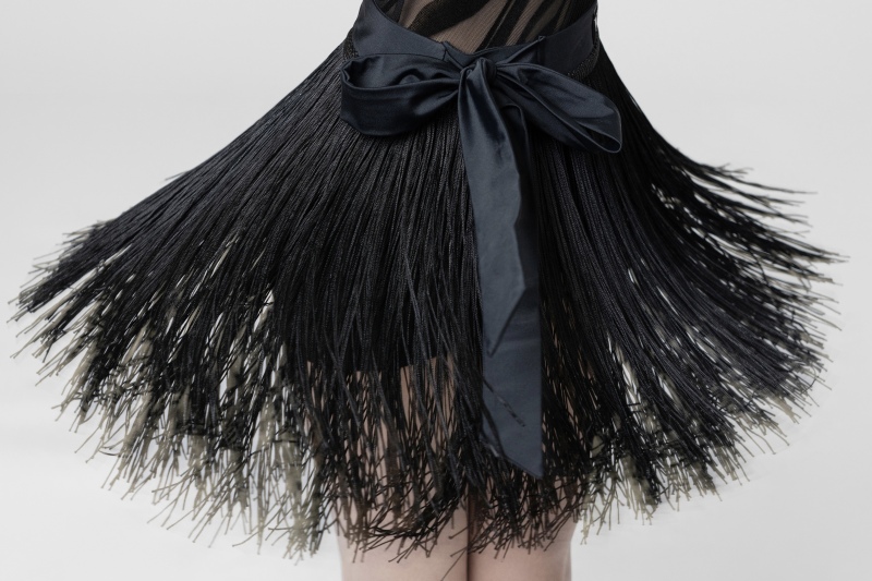 Tassel belt skirt（Black）