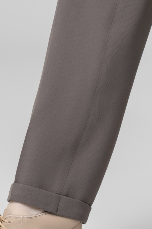 Woman Multipurpose suit trousers(Coffee Gray）