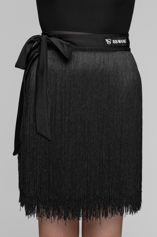 Tassel belt skirt（Black）