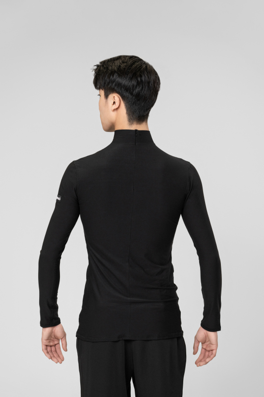 Man long sleeves high collar（Black）