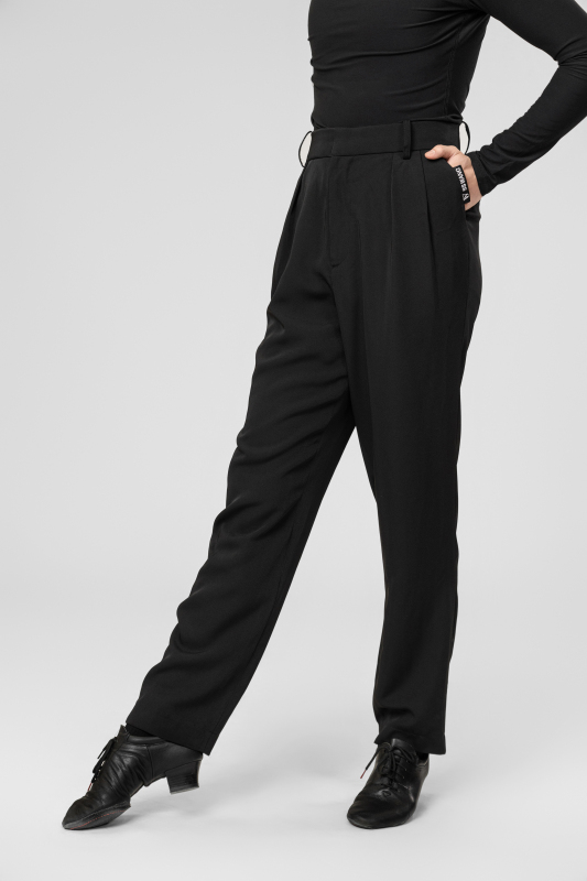 Man Multipurpose suit trousers(Black)