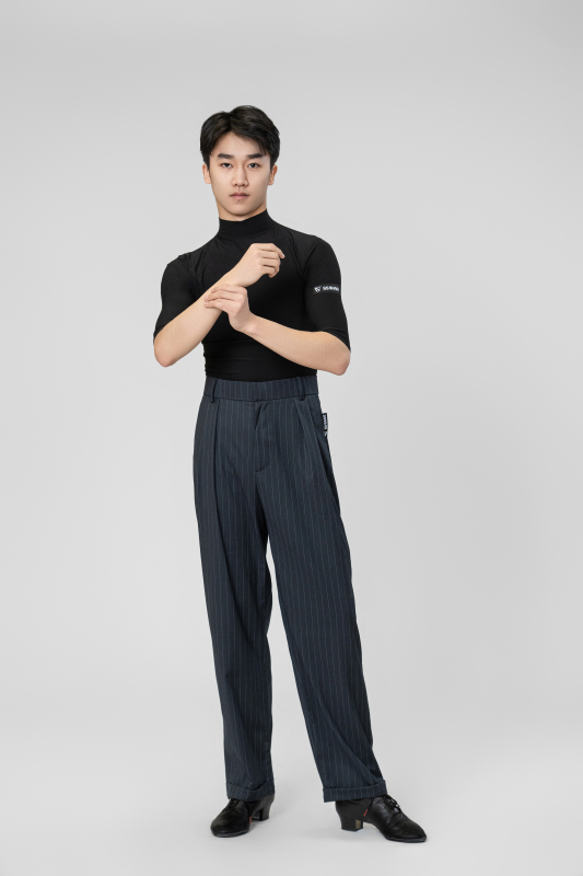 Man Multipurpose suit trousers(Black)