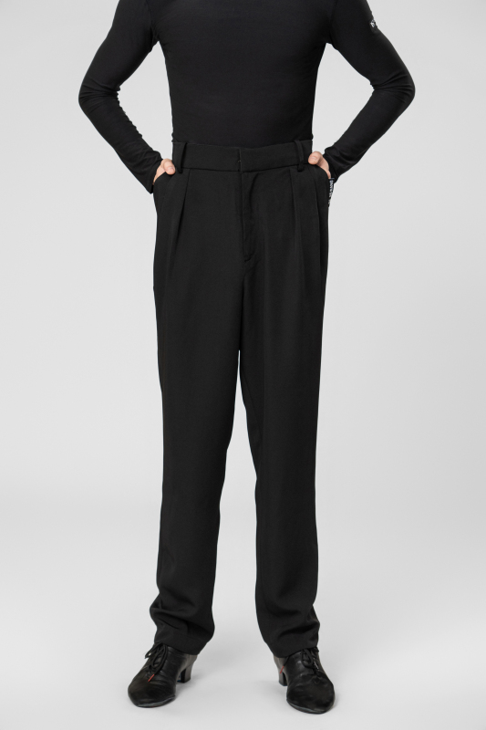 Man Multipurpose suit trousers(Black)
