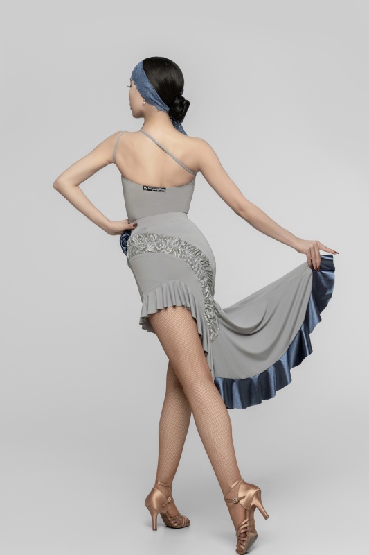 Women's Irregular Mermaid Tail Skirt （Gray Blue）