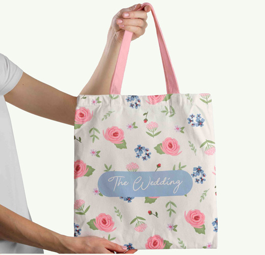 Custom promotional reusable shopping bags