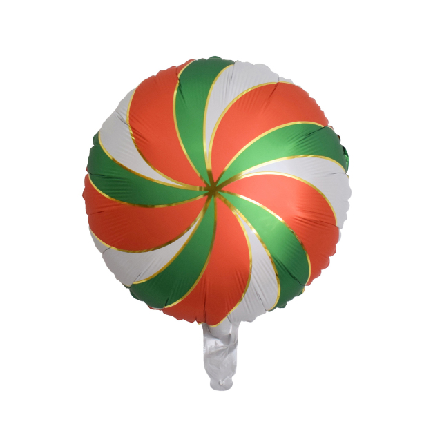 Foil Balloon Candy, 18in, Red Green