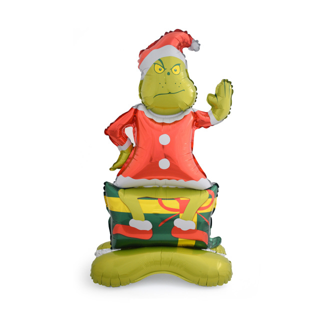 Standing Foil Balloon Small Grinch, 50x90cm