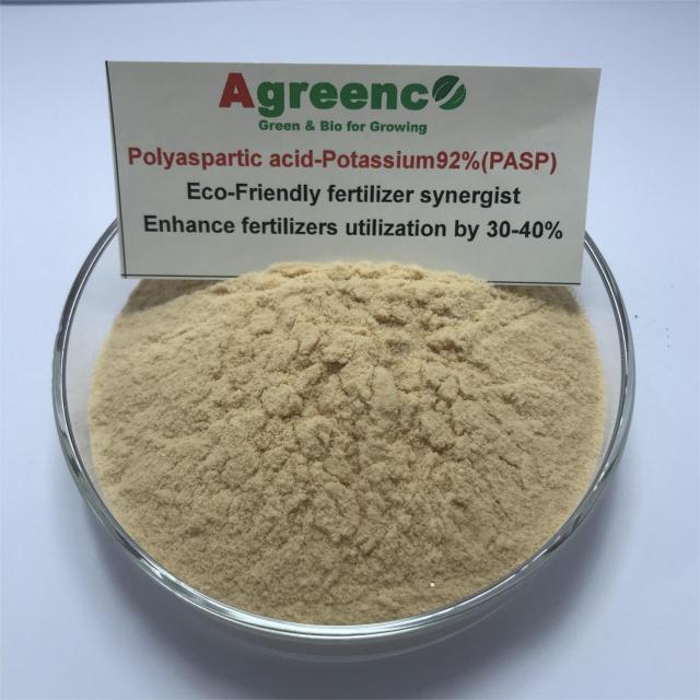 Polyaspartic Acid-Potassium(PASP 92%-95%) -Eco fertilizer synergist