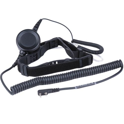 Military Grade Tactical Throat Mic Headset