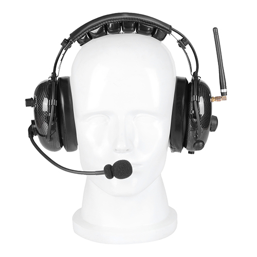 Noise canceling wireless communication headset