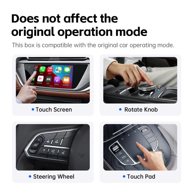 Wireless CarPlay&Android Auto 2 in 1 Adapter