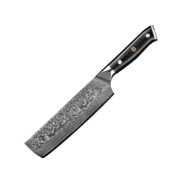 7 inch Hot Sale Damascus Knife With G10 Handle  67 Layers Damascus Cleaver Knife