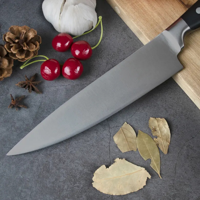 Professional ABS Handle Kitchen Knives 8 inch German High Carbon Stainless Steel Kitchen Knife