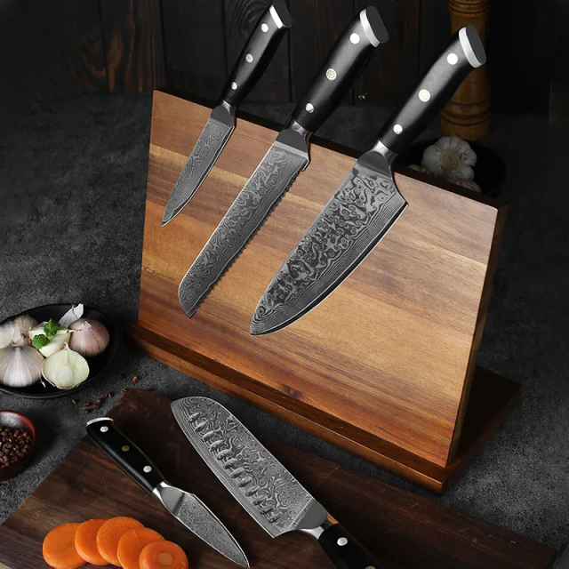 8 Inch High Quality 67 Layers Damascus Chef Knife G10 Handle Damascus Chef Knife