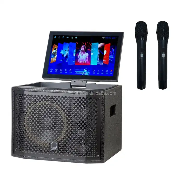 Touchscreen Series TQ08 Portable 8 12 Inch Two-way loudspeaker loaded with 1x8 inch woofer and 2x3 inch HF compression driver