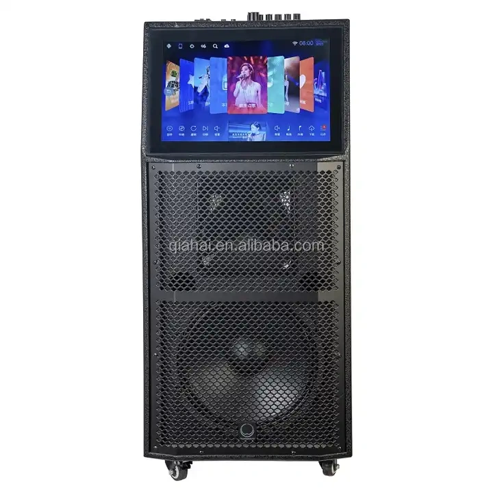 Touchscreen Active TB15 Portable 12 15 Inch Two-way loudspeaker loaded with a 15 inch woofer and a 1 inch HF compression driver