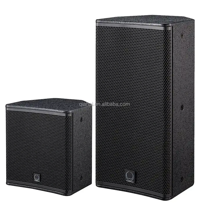 QIAHAI CT808 Low Price Double 8 inch Coaxial speaker rms 350w sound equipment full range two way pa loudspeaker box