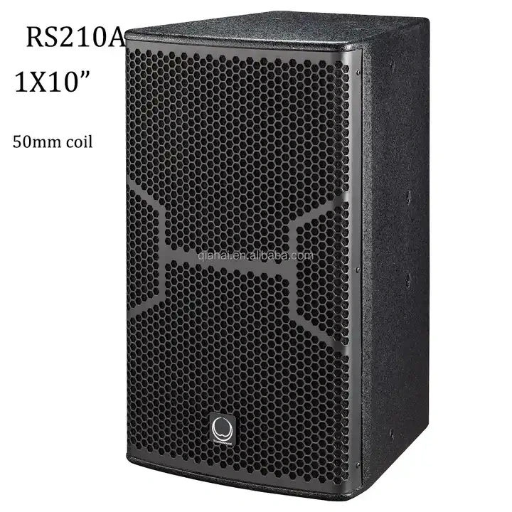 Passive RS Series 10 12 Inch RS210A Single 10 Inch Two Way Full Range Speaker RMS 250W DJ Audio Club Bar Disco KTV Audio Speaker