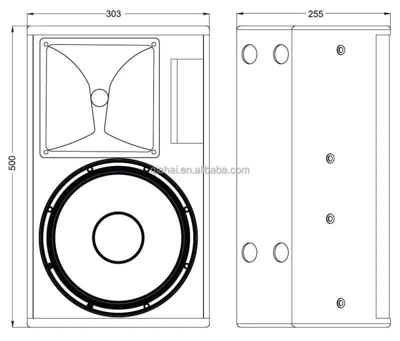 Active TR Series 10 12 15 Inch TR10A 10 Inch Two-way Full Range Loudspeaker RMS 250W DJ Audio Equipment Club Bar Stage Speaker