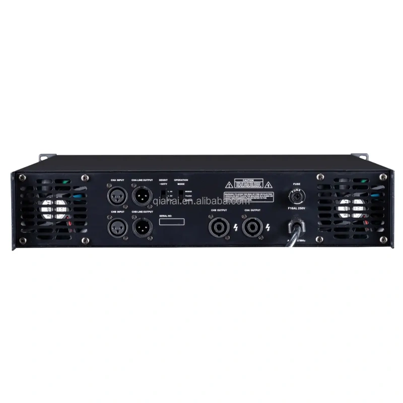 Professional Amplifier 2 Channels DE1000 2X1000W 8ohm Powered Pro Amps Outdoor Sound System DJ Equipment Audio 2 CH Amplifiers