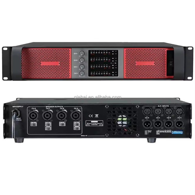 Class D Amplifier 2 4 Channel D-4130 4X1300W 8ohm Powered Amps Outdoor Sound System Equipment Professional Audio 4 CH Amplifiers