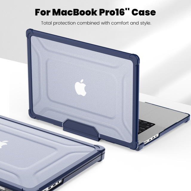 Laptop Cover For Apple Macbook Pro 16 2021/2023 A2485 M1 Pro / M1 Max/A2780 Case Shockproof Cover for Macbook Case Transparent Hard PC+TPU computer case and Professional MacBook case manufacturer