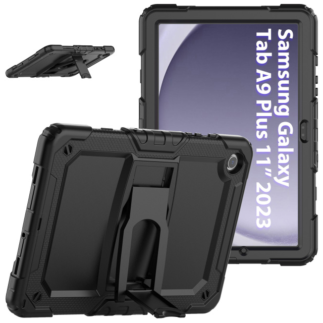 Simple Tablet Case Design Built-In Kickstand Silicone Shockproof Rugged Tablet Case For Samsung Galaxy Tab A8 10.5Inch X200 Protective Cover With Factory Wholesale Cheap Price Samsung Tab Case