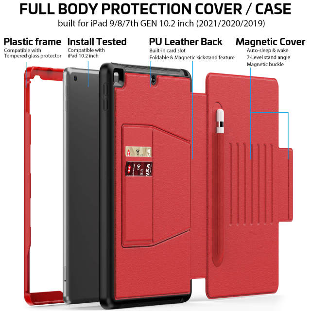 iPad Case For 7th 8th 9th 10.2" MAG-C ALPHA