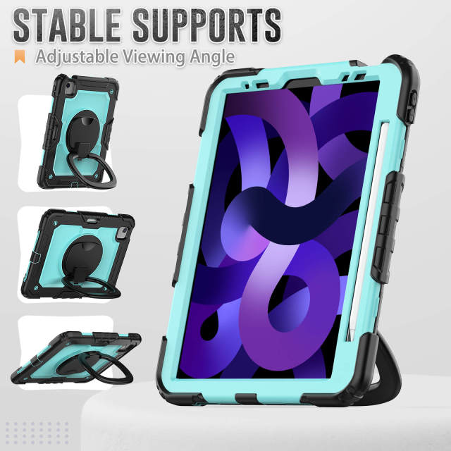 Heavy Duty Rugged Silicone Tablet Case For Ipad Pro 11 Full Body Protective Cover With 360 Rotation Hand Grip Case For Ipad Air 4 Air 5 Universal Cover From High Quality Ipad Case Factory