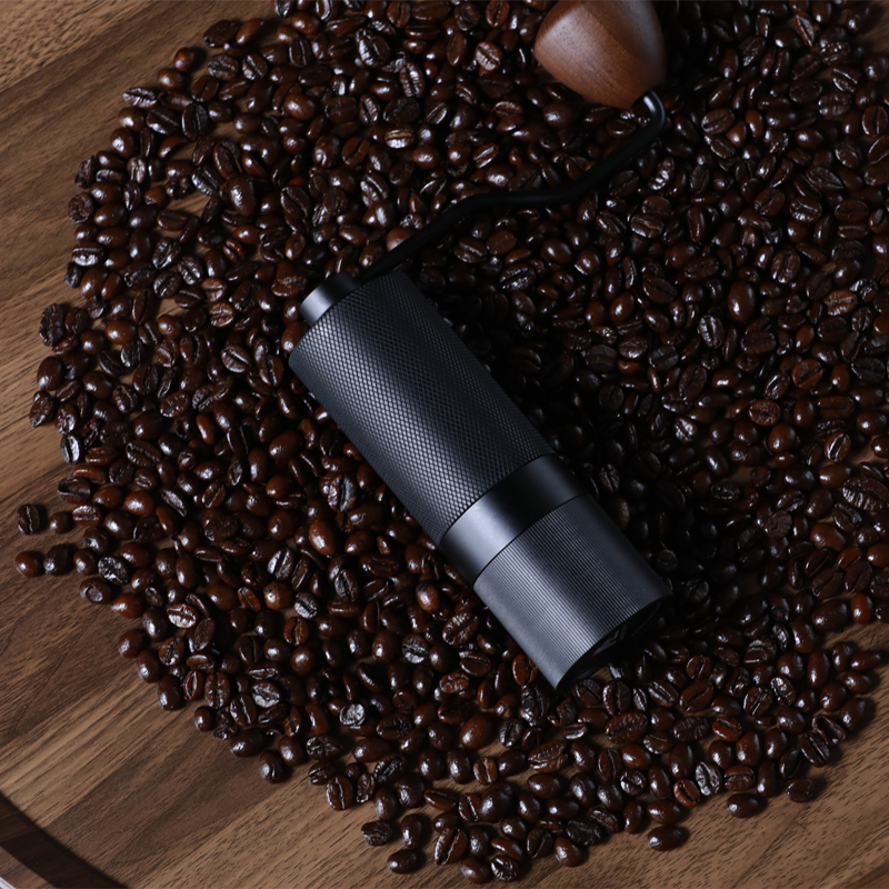 Radiant Black Manual Coffee Grinder